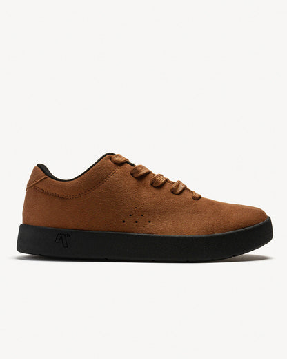 I lace Brown Vegan Suede