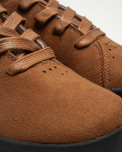 I lace Brown Vegan Suede