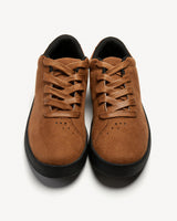 I lace Brown Vegan Suede