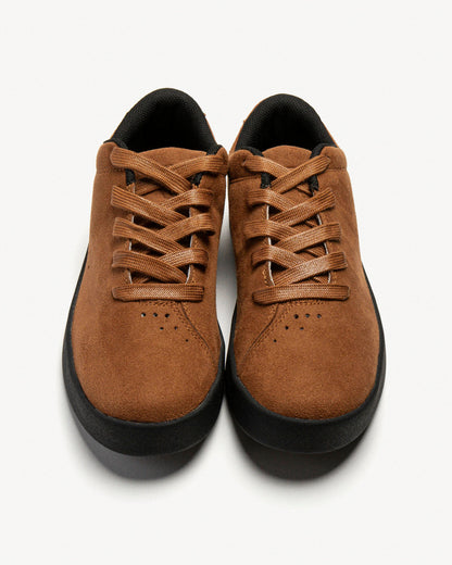 I lace Brown Vegan Suede