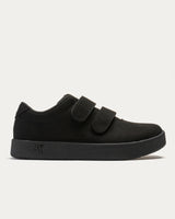 I velcro Black Vegan Suede