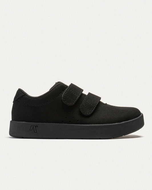 I velcro Black Vegan Suede
