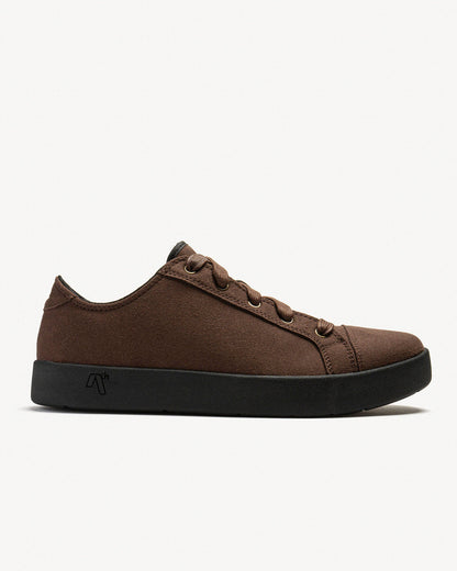 LOLL Dark Brown Vegan Suede