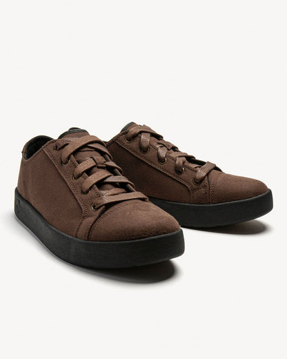 LOLL Dark Brown Vegan Suede