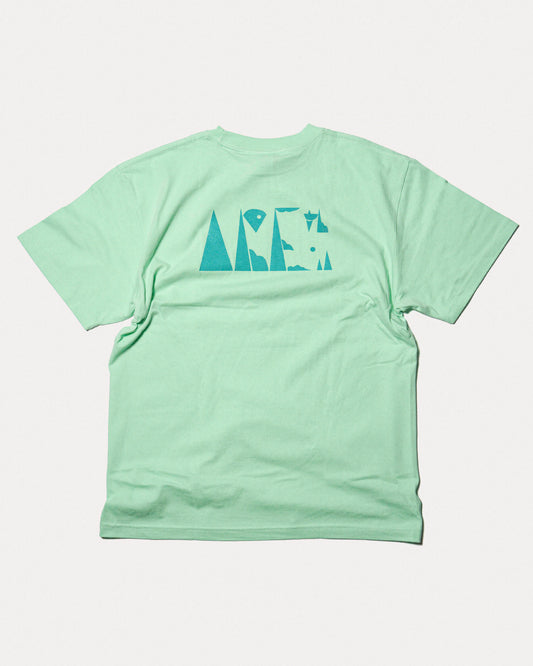 Terrain Logo Tee - Mint Green