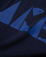 Terrain Logo Tee - indigo