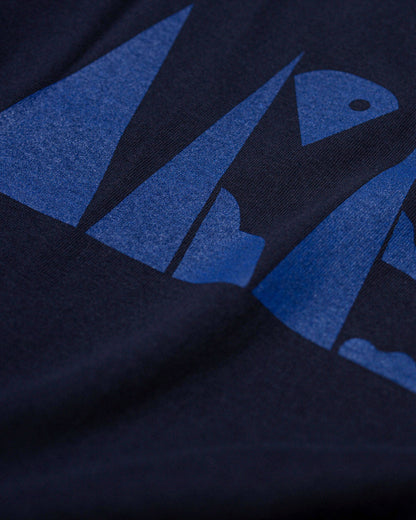 Terrain Logo Tee - indigo